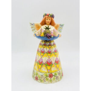 Jim Shore Heartwood Creek Angel of Generosity Figurine 108922 Enesco 10” 2002
